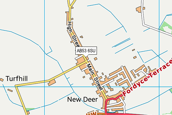 AB53 6SU map - OS VectorMap District (Ordnance Survey)