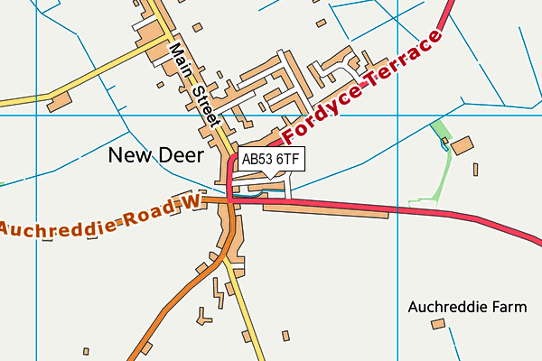 AB53 6TF map - OS VectorMap District (Ordnance Survey)