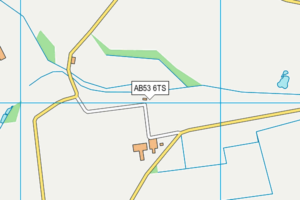 AB53 6TS map - OS VectorMap District (Ordnance Survey)