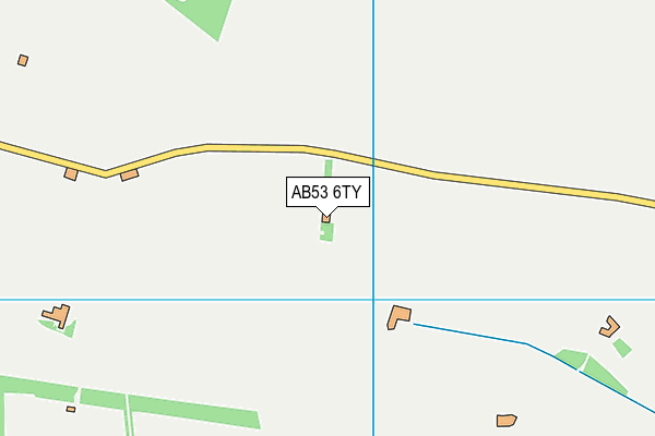 AB53 6TY map - OS VectorMap District (Ordnance Survey)