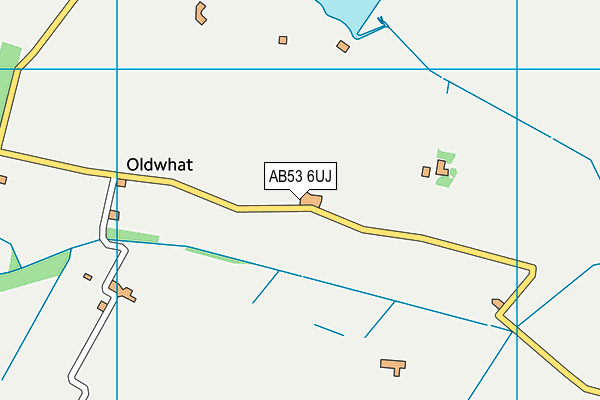 AB53 6UJ map - OS VectorMap District (Ordnance Survey)
