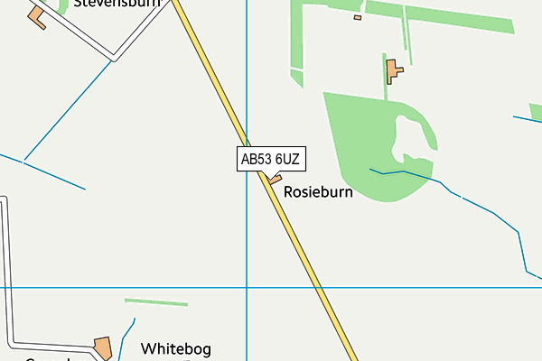 AB53 6UZ map - OS VectorMap District (Ordnance Survey)