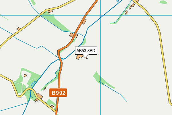 AB53 8BD map - OS VectorMap District (Ordnance Survey)
