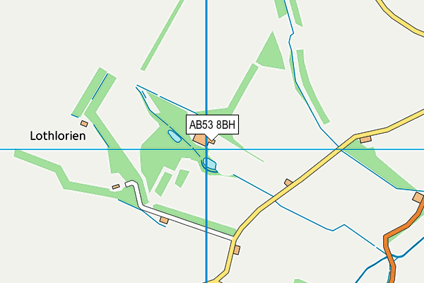 AB53 8BH map - OS VectorMap District (Ordnance Survey)