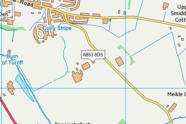 AB53 8DS map - OS VectorMap District (Ordnance Survey)