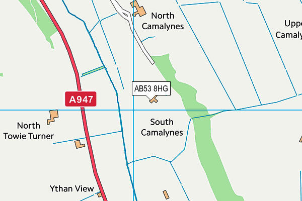 AB53 8HG map - OS VectorMap District (Ordnance Survey)
