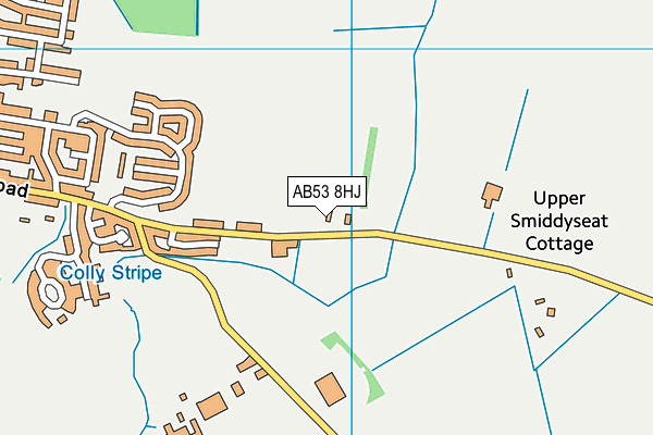 AB53 8HJ map - OS VectorMap District (Ordnance Survey)