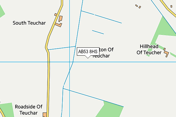 AB53 8HS map - OS VectorMap District (Ordnance Survey)