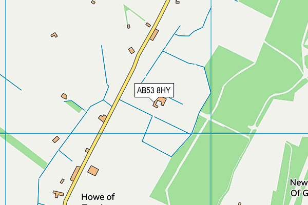 AB53 8HY map - OS VectorMap District (Ordnance Survey)