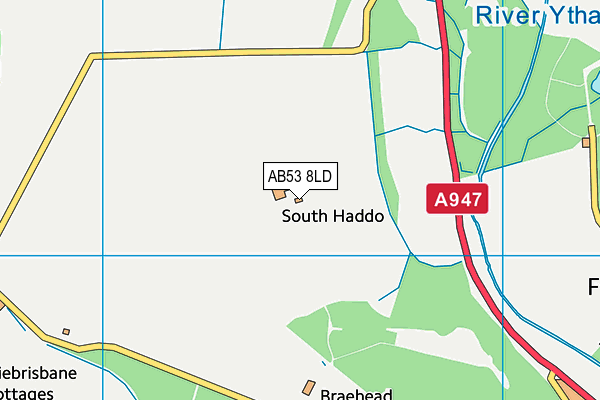 AB53 8LD map - OS VectorMap District (Ordnance Survey)