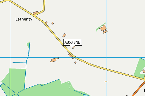 AB53 8NE map - OS VectorMap District (Ordnance Survey)