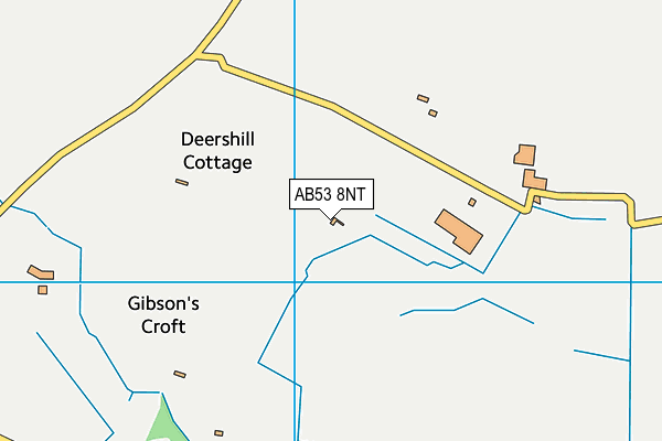 AB53 8NT map - OS VectorMap District (Ordnance Survey)