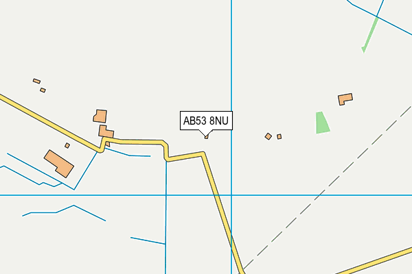 AB53 8NU map - OS VectorMap District (Ordnance Survey)
