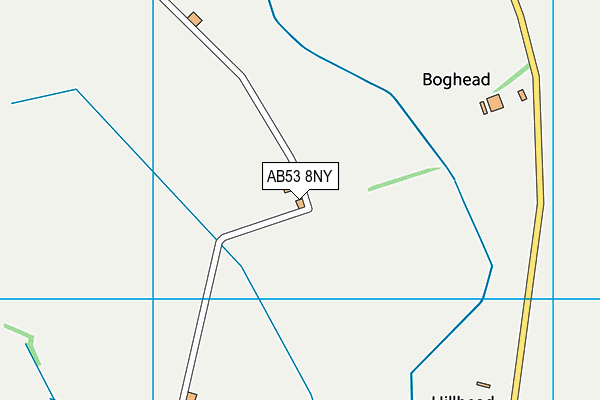 AB53 8NY map - OS VectorMap District (Ordnance Survey)