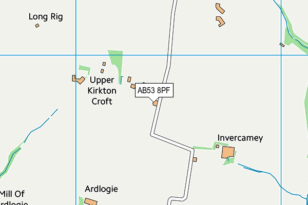 AB53 8PF map - OS VectorMap District (Ordnance Survey)