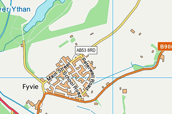AB53 8RD map - OS VectorMap District (Ordnance Survey)