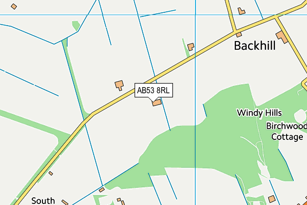 AB53 8RL map - OS VectorMap District (Ordnance Survey)
