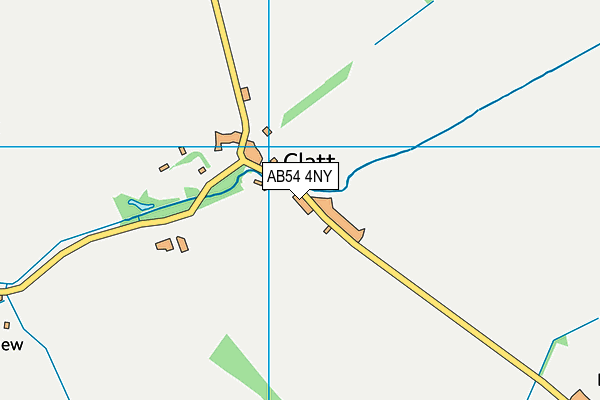 AB54 4NY map - OS VectorMap District (Ordnance Survey)