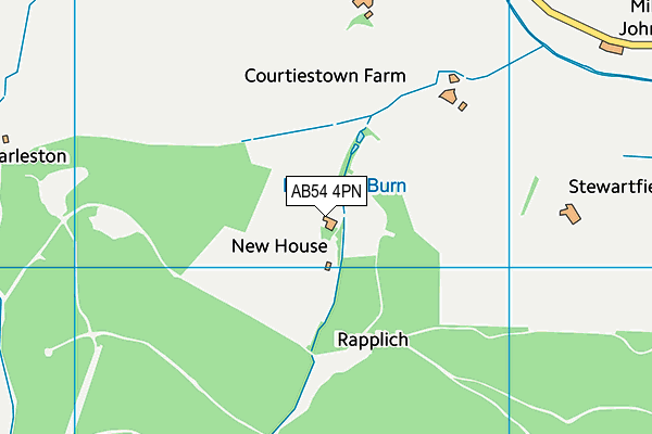 AB54 4PN map - OS VectorMap District (Ordnance Survey)
