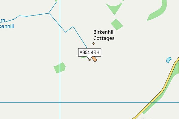 AB54 4RH map - OS VectorMap District (Ordnance Survey)