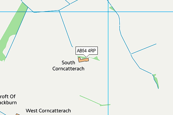 AB54 4RP map - OS VectorMap District (Ordnance Survey)