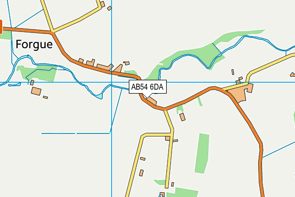 AB54 6DA map - OS VectorMap District (Ordnance Survey)
