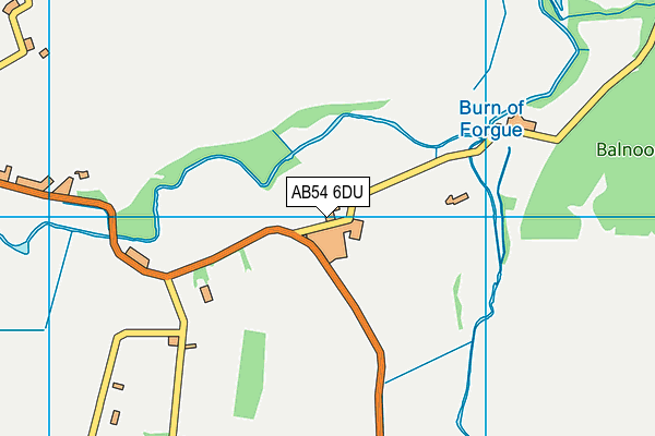 AB54 6DU map - OS VectorMap District (Ordnance Survey)