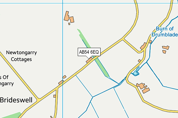 AB54 6EQ map - OS VectorMap District (Ordnance Survey)