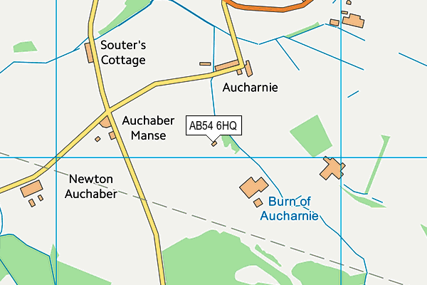 AB54 6HQ map - OS VectorMap District (Ordnance Survey)