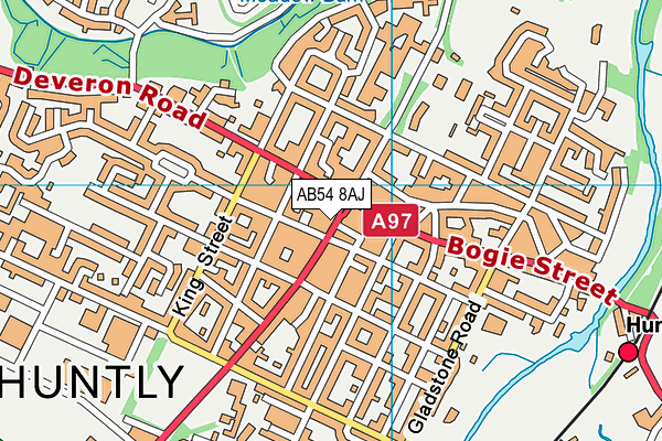 AB54 8AJ map - OS VectorMap District (Ordnance Survey)