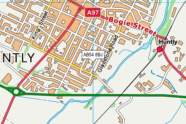AB54 8BJ map - OS VectorMap District (Ordnance Survey)