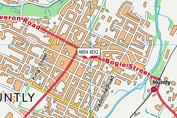 AB54 8DQ map - OS VectorMap District (Ordnance Survey)