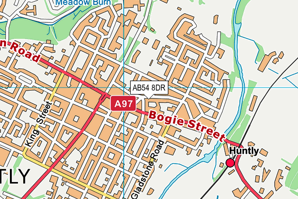 AB54 8DR map - OS VectorMap District (Ordnance Survey)