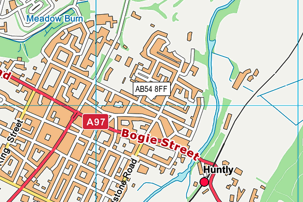 AB54 8FF map - OS VectorMap District (Ordnance Survey)