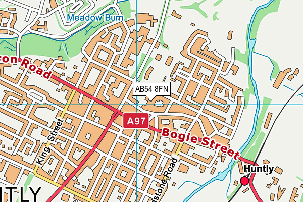 AB54 8FN map - OS VectorMap District (Ordnance Survey)