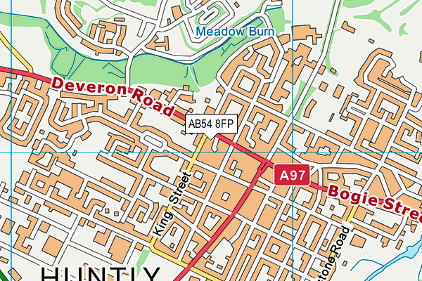 AB54 8FP map - OS VectorMap District (Ordnance Survey)