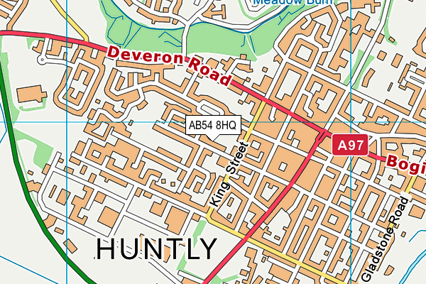 AB54 8HQ map - OS VectorMap District (Ordnance Survey)