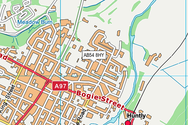 AB54 8HY map - OS VectorMap District (Ordnance Survey)