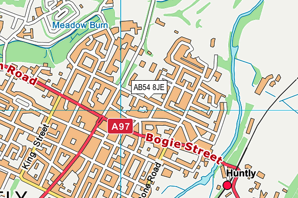 AB54 8JE map - OS VectorMap District (Ordnance Survey)