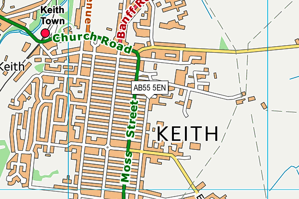 Map of KEITH FOOTBALL CLUB LTD. at district scale