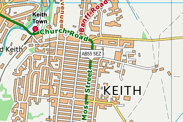 Map of KINGHAY LTD at district scale