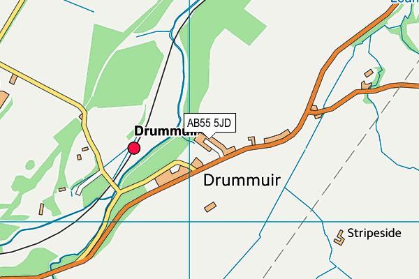 Map of DRUMMUIR SAWMILLS LIMITED at district scale