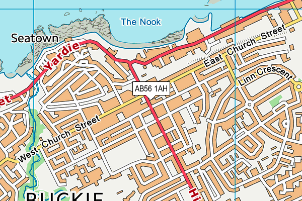 Map of PURPLE NIGHTCLUB LTD at district scale