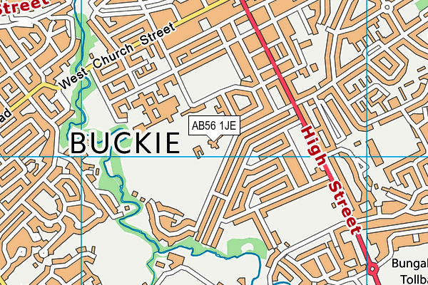 AB56 1JE map - OS VectorMap District (Ordnance Survey)