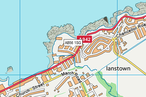 AB56 1SG map - OS VectorMap District (Ordnance Survey)