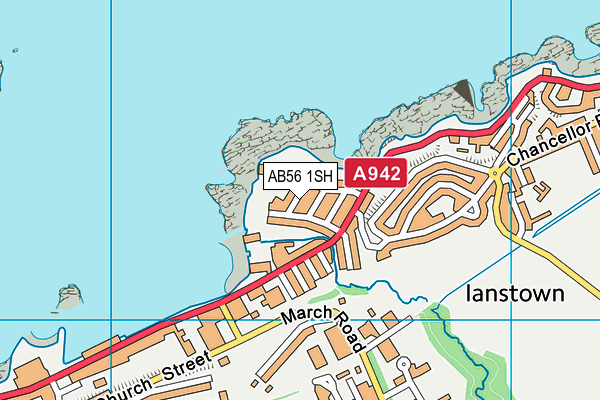 AB56 1SH map - OS VectorMap District (Ordnance Survey)