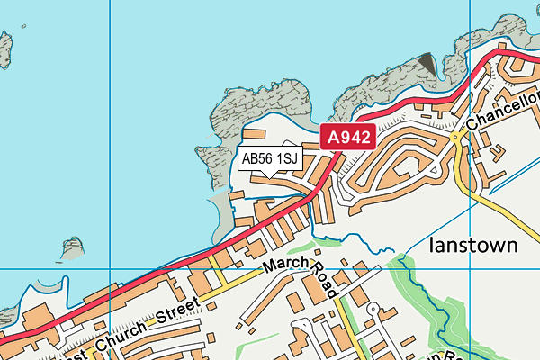 AB56 1SJ map - OS VectorMap District (Ordnance Survey)