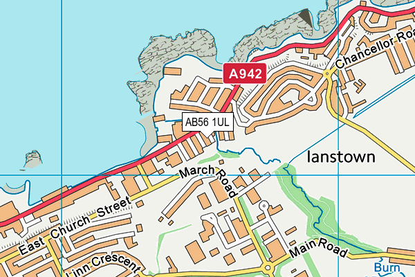 AB56 1UL map - OS VectorMap District (Ordnance Survey)
