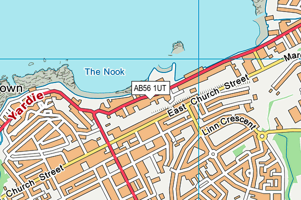 Map of PETERHEAD TRADING POST LTD at district scale