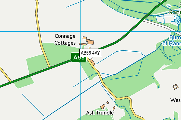 AB56 4AY map - OS VectorMap District (Ordnance Survey)